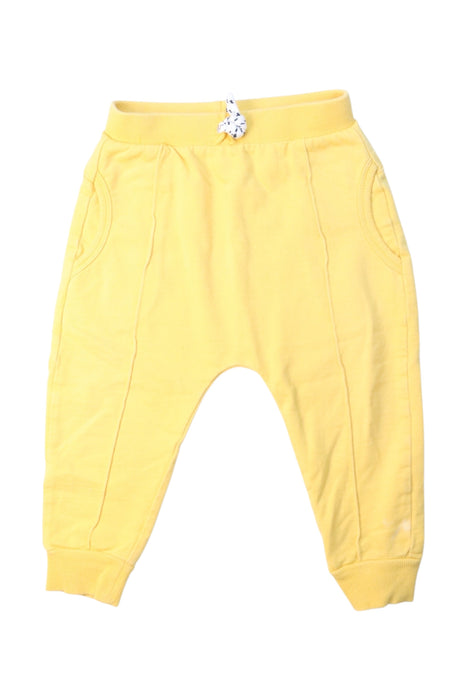 A Yellow Sweatpants from Seed in size 18-24M for girl. (Front View)
