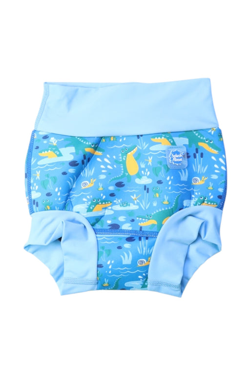 A Blue Swim Diapers from Splash About in size 2T for girl. (Front View)