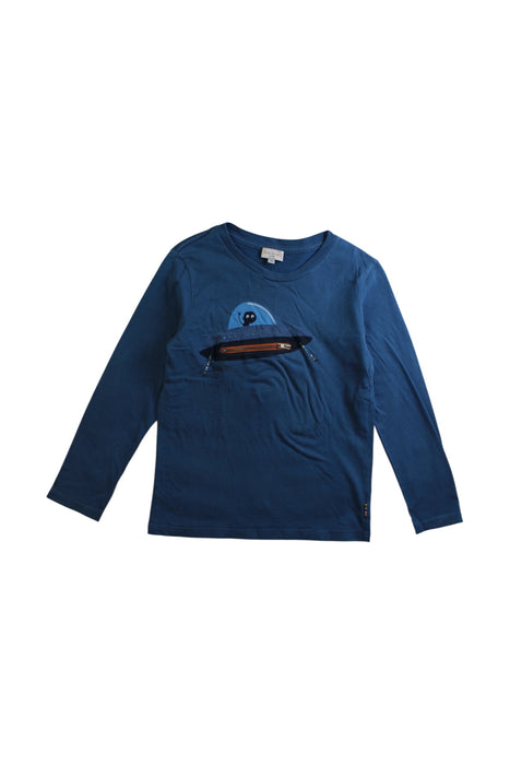 A Blue Long Sleeve T Shirts from Paul Smith in size 6T for boy. (Front View)