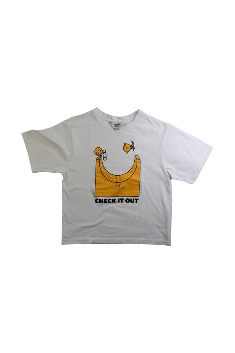 A White Short Sleeve T Shirts from Hundred Pieces in size 6T for neutral. (Front View)