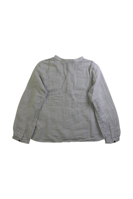 A Grey Long Sleeve Shirts from Bonpoint in size 6T for boy. (Back View)