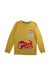 A Yellow Long Sleeve T Shirts from Frugi in size 9Y for boy. (Front View)