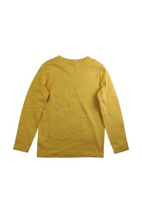 A Yellow Long Sleeve T Shirts from Frugi in size 9Y for boy. (Back View)