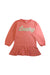 A Pink Sweater Dresses from Seed in size 8Y for girl. (Front View)