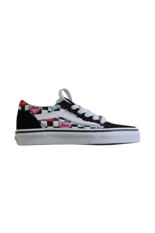 A Multicolour Sneakers from Vans in size 6T for girl. (Front View)