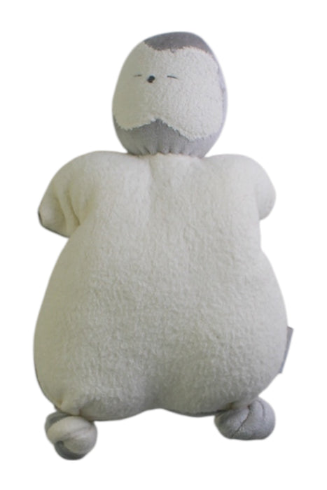 A White Soft Toys from Papoum papoum in size O/S for neutral. (Front View)