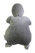 A White Soft Toys from Papoum papoum in size O/S for neutral. (Back View)