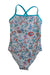 A White Swimsuits from Jacadi in size 6T for girl. (Front View)