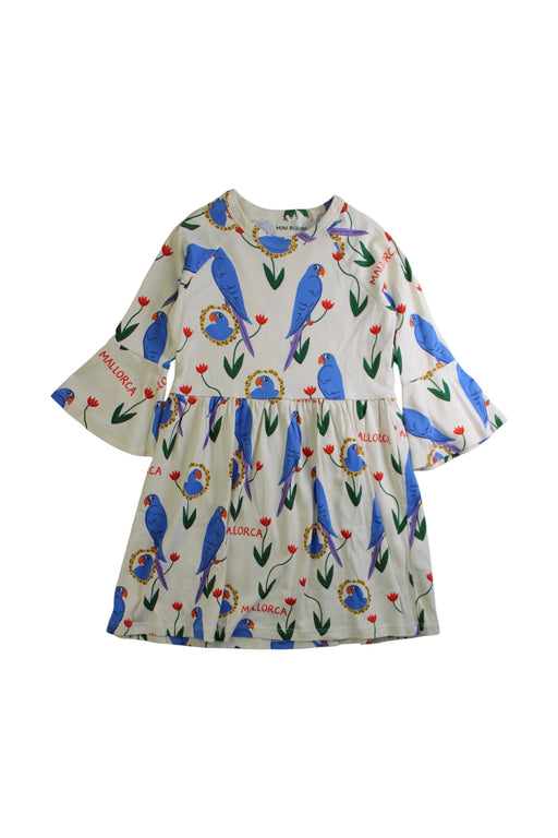 A Multicolour Long Sleeve Dresses from Mini Rodini in size 6T for girl. (Front View)