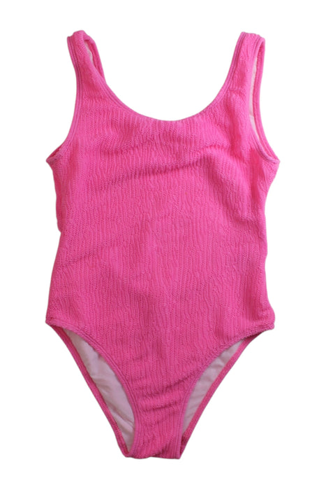 A Pink Swimsuits from Hundred Pieces in size 12Y for girl. (Front View)