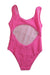 A Pink Swimsuits from Hundred Pieces in size 12Y for girl. (Back View)