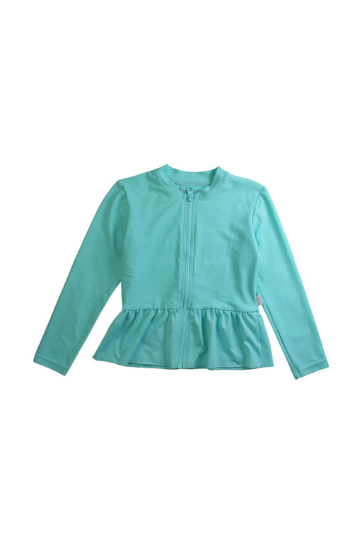 A Teal Cover Ups from Seafolly in size 5T for girl. (Front View)
