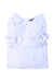A White Sleeveless Tops from Velveteen in size 4T for girl. (Front View)