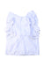 A White Sleeveless Tops from Velveteen in size 4T for girl. (Back View)