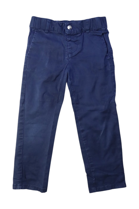 A Blue Casual Pants from Jacadi in size 3T for girl. (Front View)