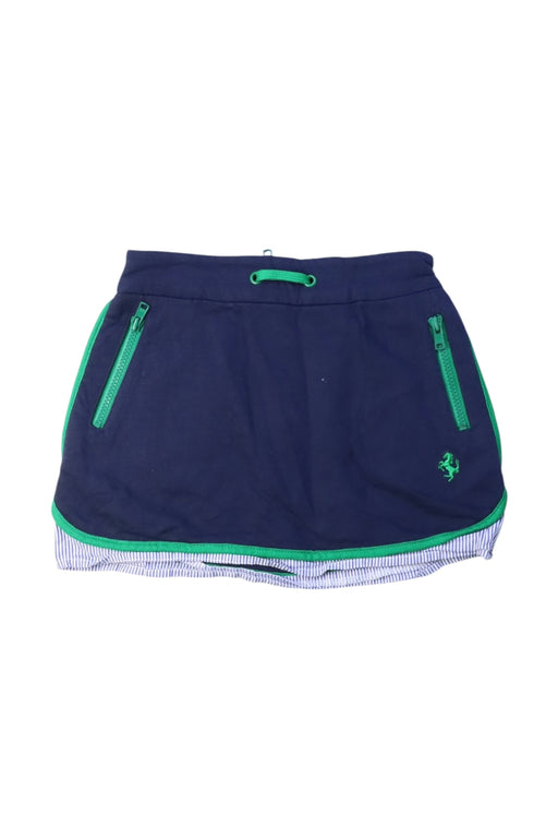 A Navy Skorts from Ferrari in size 2T for girl. (Front View)