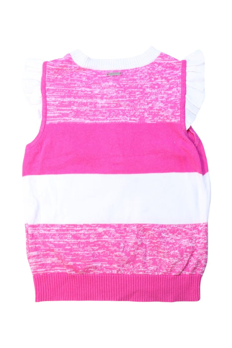 A Pink Sleeveless Tops from Ferrari in size 4T for girl. (Back View)