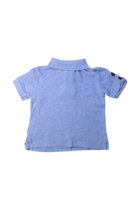 A Blue Short Sleeve Polos from Ralph Lauren in size 18-24M for girl. (Back View)