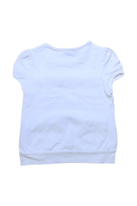 A White Short Sleeve Tops from Nicholas & Bears in size 4T for girl. (Back View)