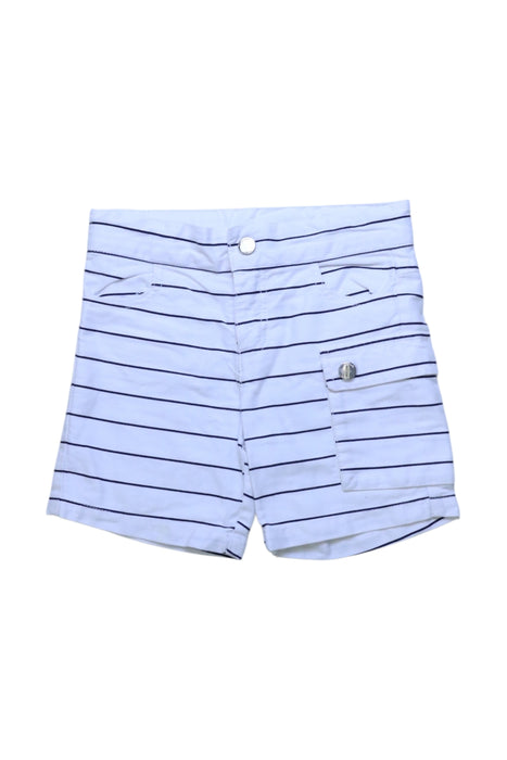 A White Shorts from Jacadi in size 3T for girl. (Front View)