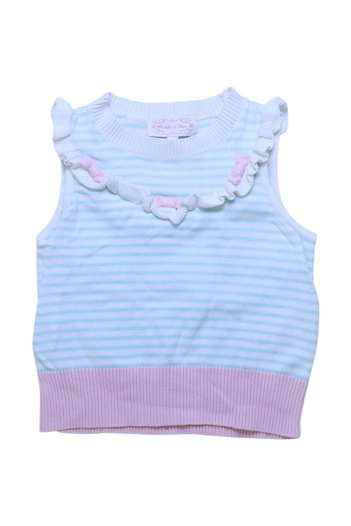 A Blue Sleeveless Tops from Nicholas & Bears in size 4T for girl. (Front View)