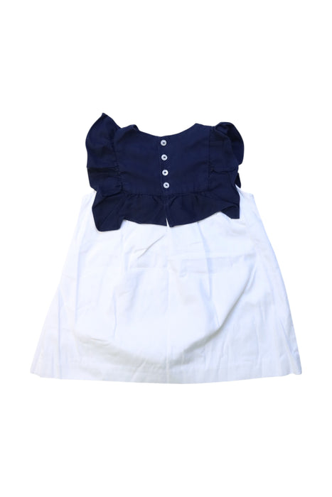 A  Sleeveless Dresses from Jacadi in size 12-18M for girl. (Back View)