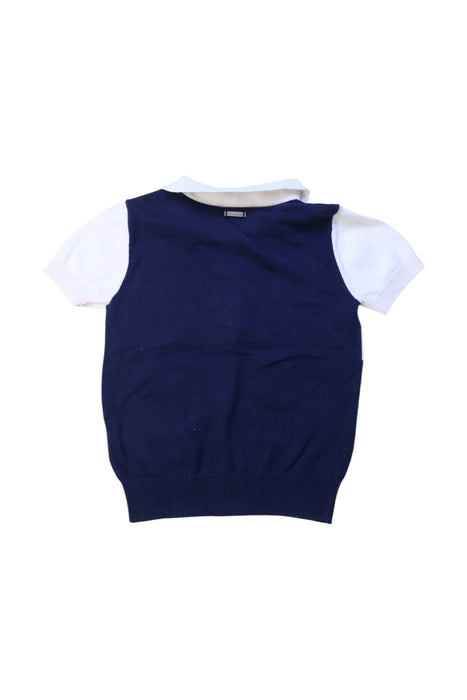 A Multicolour Short Sleeve Polos from Ferrari in size 2T for girl. (Back View)