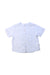A White Short Sleeve Shirts from Happy Prince in size 12-18M for girl. (Front View)