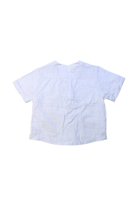 A White Short Sleeve Shirts from Happy Prince in size 12-18M for girl. (Back View)