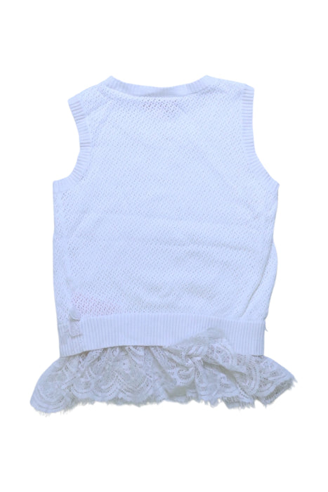 A White Sleeveless Tops from Nicholas & Bears in size 4T for girl. (Back View)
