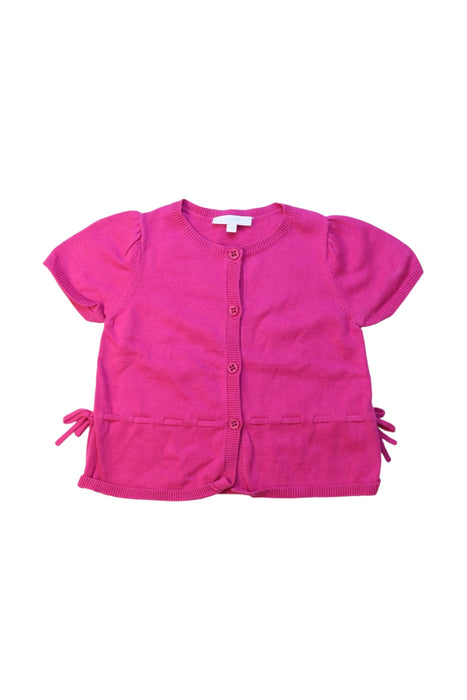 A Pink Cardigans from Jacadi in size 4T for girl. (Front View)