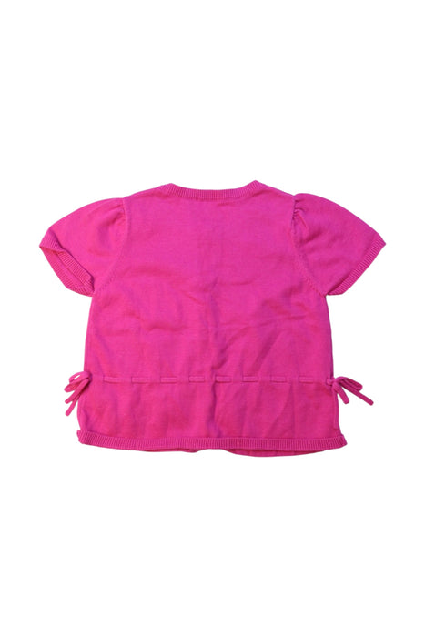 A Pink Cardigans from Jacadi in size 4T for girl. (Back View)