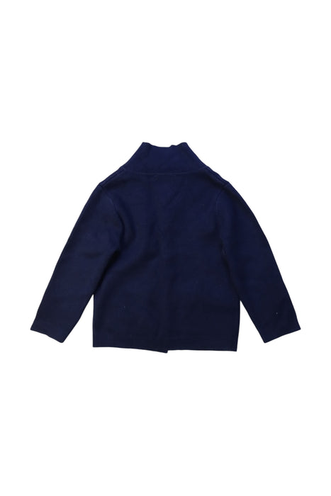 A Navy Cardigans from Jacadi in size 12-18M for girl. (Back View)