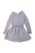 A Grey Long Sleeve Dresses from Benebene in size 4T for girl. (Front View)