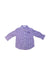 A Purple Long Sleeve Shirts from Nicholas & Bears in size 6-12M for girl. (Front View)
