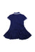 A Navy Short Sleeve Dresses from Ferrari in size 2T for girl. (Back View)
