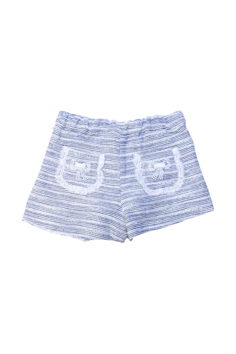 A Blue Shorts from Nicholas & Bears in size 4T for girl. (Front View)