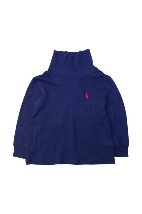 A Blue Long Sleeve Tops from Ralph Lauren in size 6-12M for girl. (Front View)