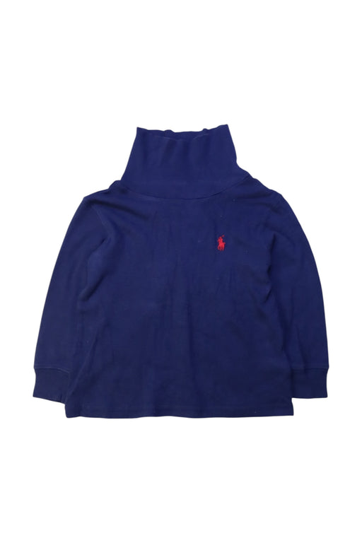 A Blue Long Sleeve Tops from Ralph Lauren in size 6-12M for girl. (Front View)