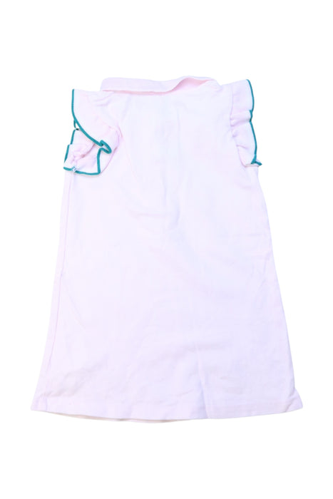 A Pink Sleeveless Dresses from Jacadi in size 18-24M for girl. (Back View)