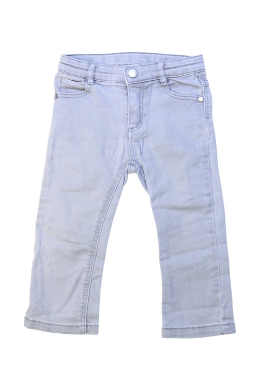 A Blue Jeans from Jacadi in size 12-18M for girl. (Front View)