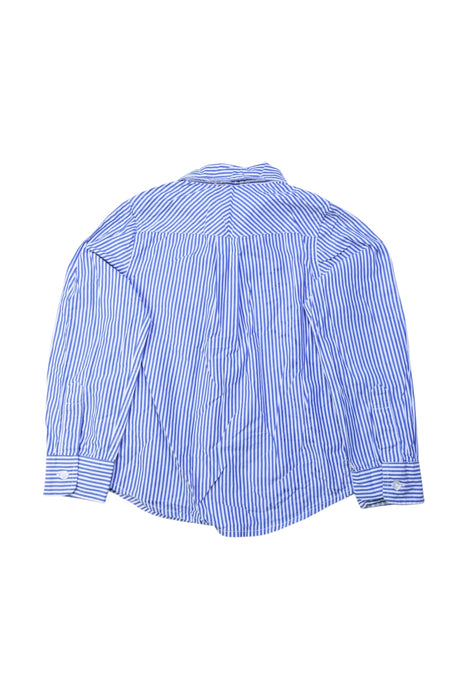 A Blue Long Sleeve Shirts from Jacadi in size 4T for girl. (Back View)