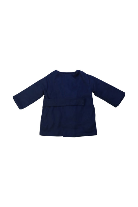 A Navy Capes & Ponchos from Eclair Eclair in size 4T for girl. (Front View)
