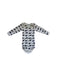 A Beige Long Sleeve Bodysuits from Petit Bateau in size 6-12M for neutral. (Front View)
