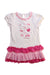 A Pink Short Sleeve Dresses from Chickeeduck in size 6T for girl. (Front View)