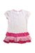 A Pink Short Sleeve Dresses from Chickeeduck in size 6T for girl. (Back View)