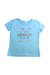 A Blue Short Sleeve T Shirts from Kingkow in size 10Y for girl. (Front View)