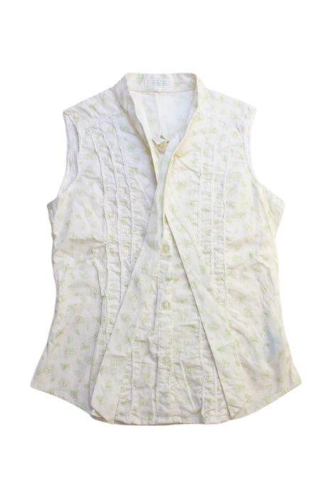 A Ivory Sleeveless Shirts from Nicholas & Bears in size 10Y for girl. (Front View)
