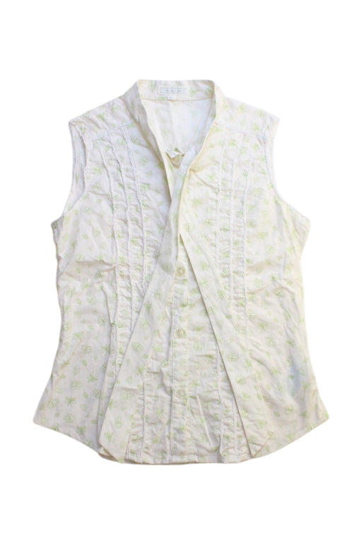 A Ivory Sleeveless Shirts from Nicholas & Bears in size 10Y for girl. (Front View)