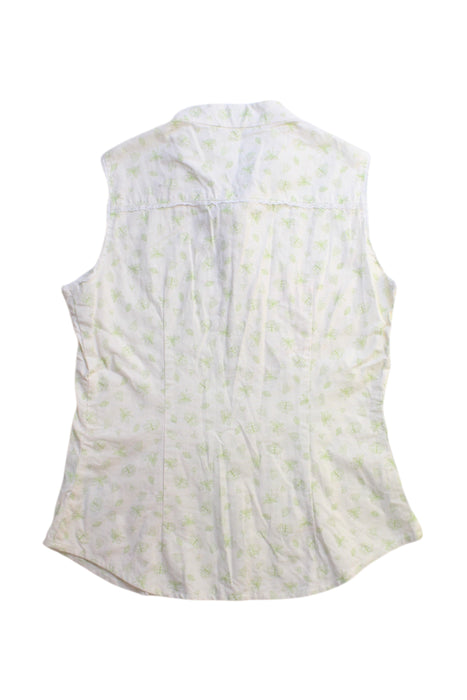A Ivory Sleeveless Shirts from Nicholas & Bears in size 10Y for girl. (Back View)